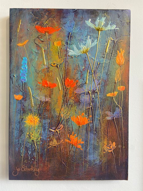 'Painting 6 of Abstract Floral Series II' by Jo Starkey
