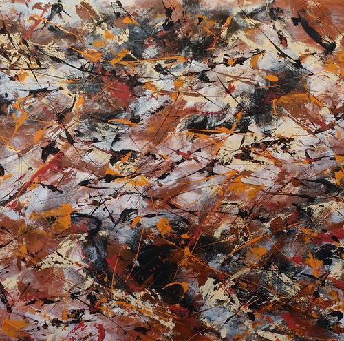 Abstract minimalism ACRYLIC on CANVAS by M.Y. by Max Yaskin