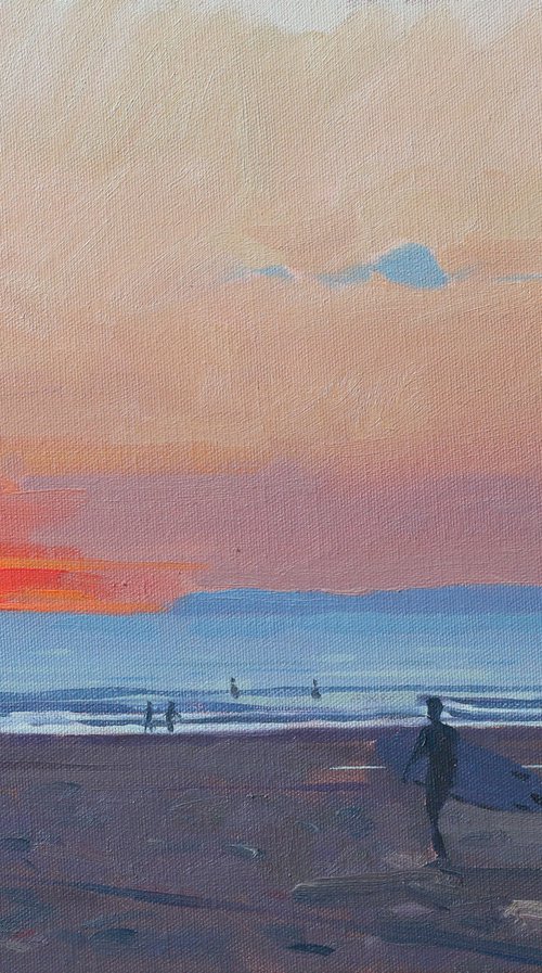 Croyde Bay Sunset by Elliot Roworth