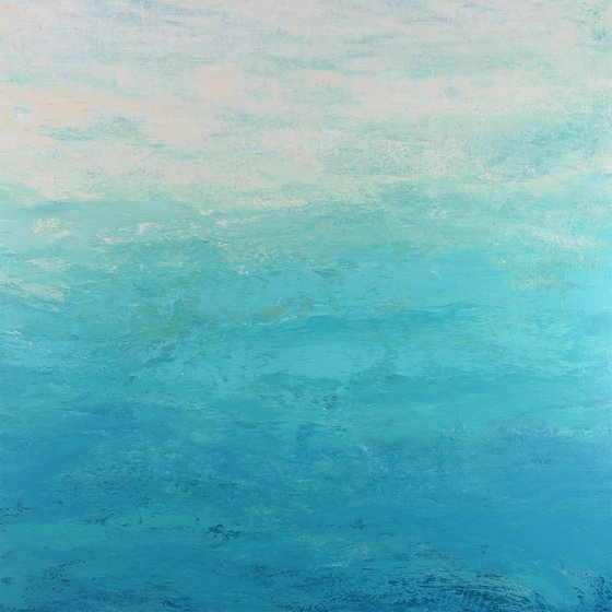 Sea to Sky - Modern Abstract Expressionist Seascape