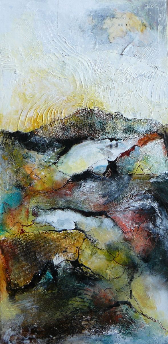 Abstract geology by Louise Diggle