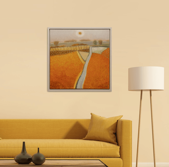 Back in orange fields