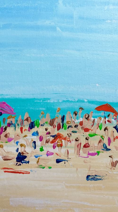 Beach Life  11"x4" by Emma Bell