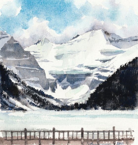 Lake Louise in the winter