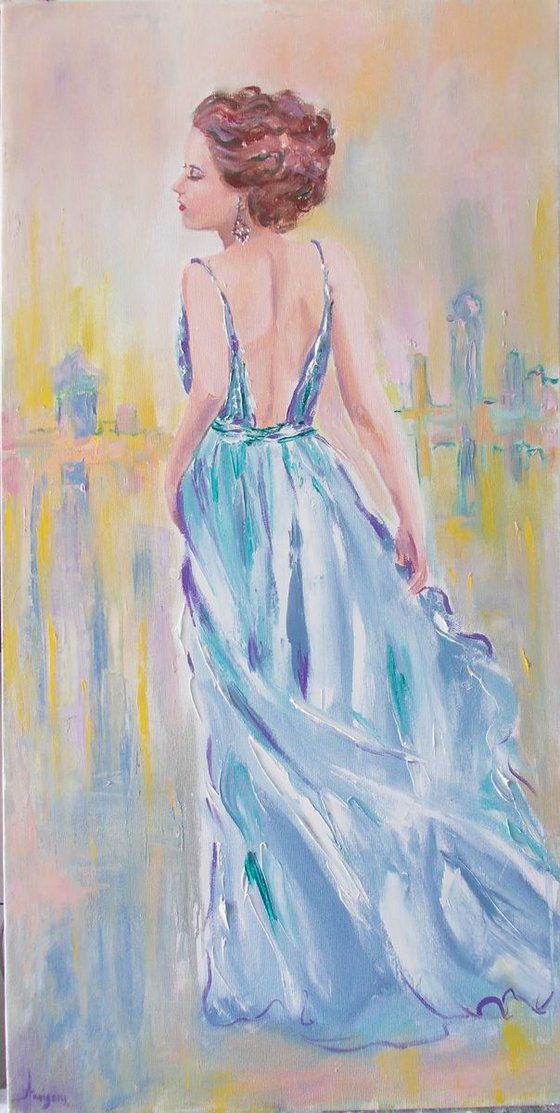 A  Dream in Venice-Original oil painting