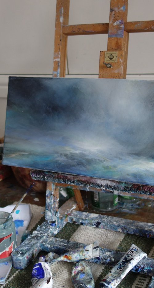 Port Isaac February by Jane Elizabeth Cullum