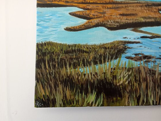 Yarmouth Marshes  -12x10in