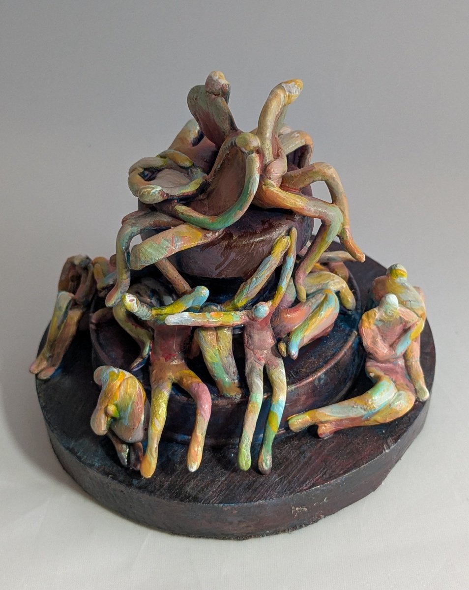 Impressionistic Sculpture , Rescued By Karen Wilcox, 4 X 4, Artwork For Sale On Artfinder