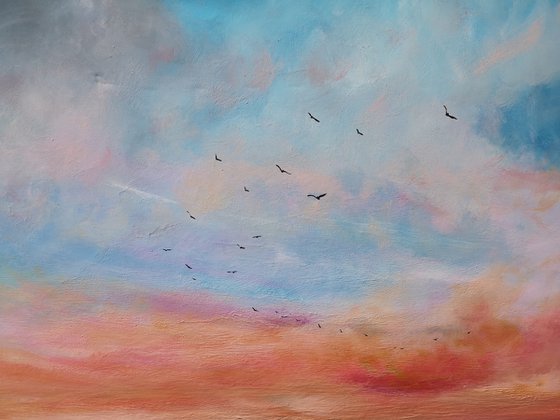 Fresh Dawn - Cornish Seascape, Art, Skyscape