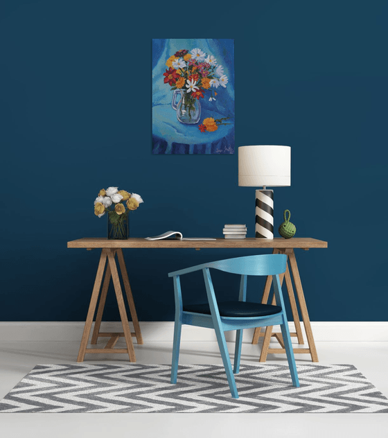 Vase of flowers