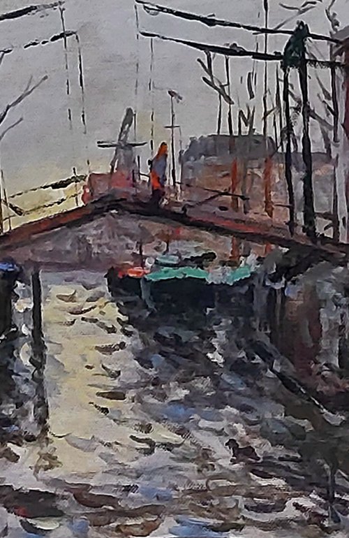 Haarlem Bridge walk. by Dimitris Voyiazoglou