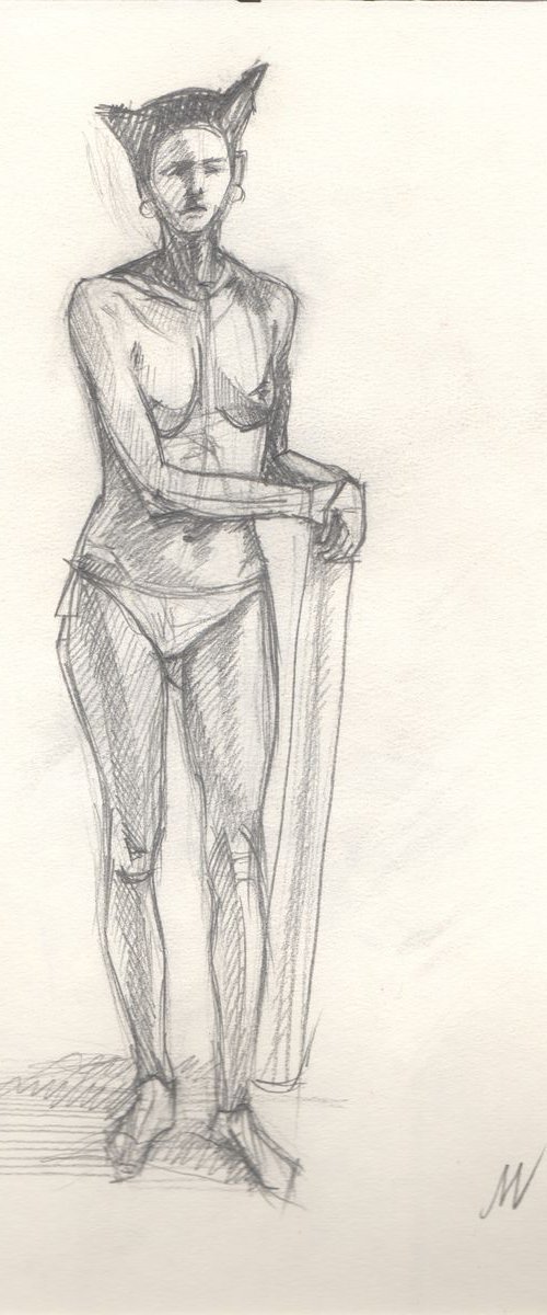 Sketch of Human body. Woman.39 by Mag Verkhovets
