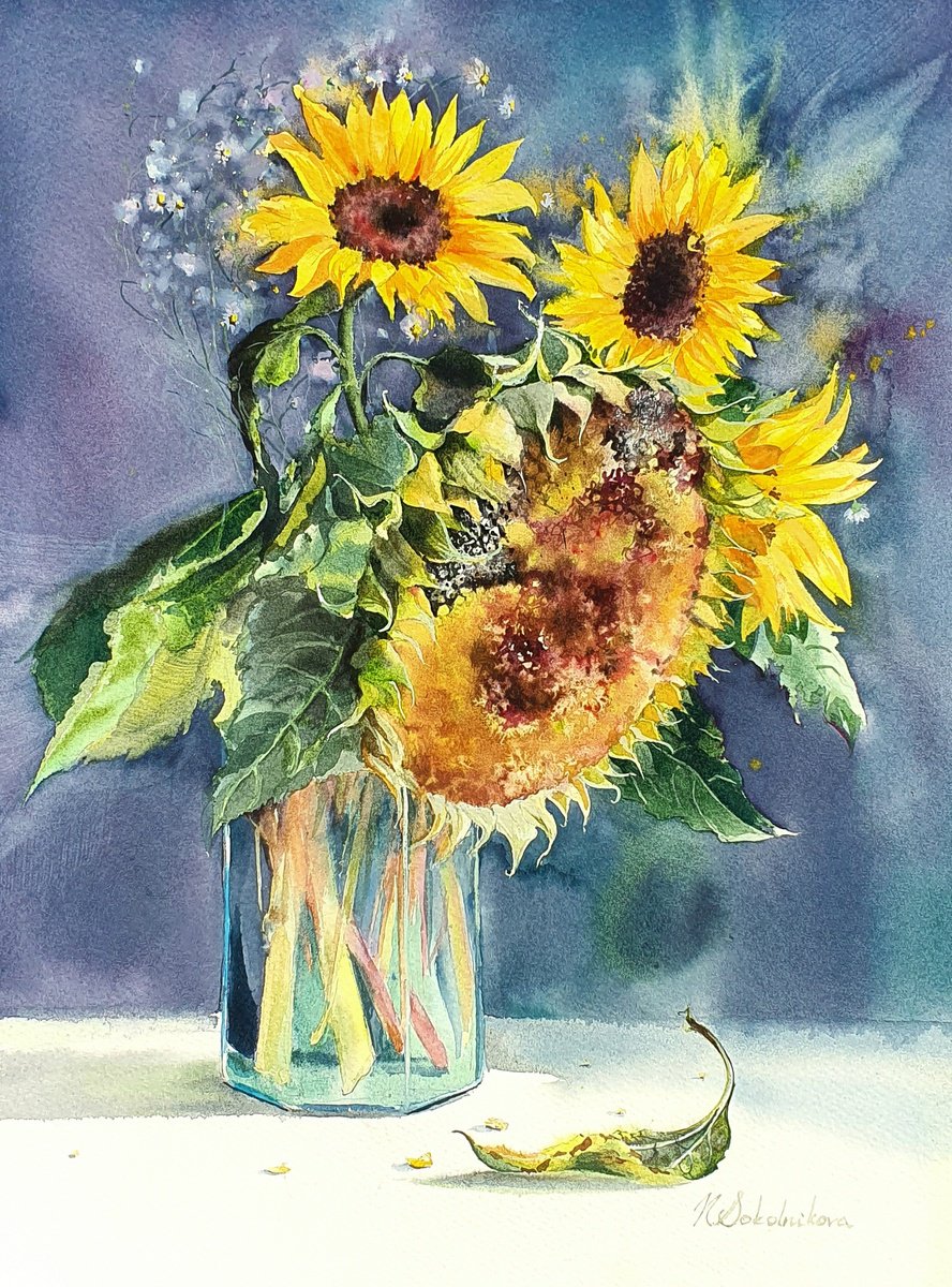 Sunflowers by Natasha Sokolnikova
