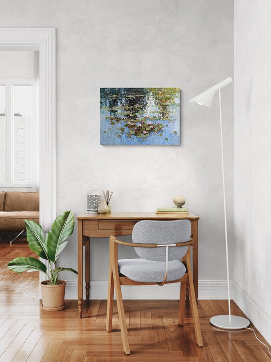 White Water Lilies Pond