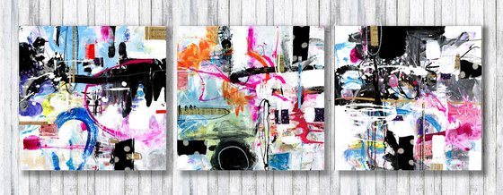 The Wonder of It All - Triptych - 3 paintings
