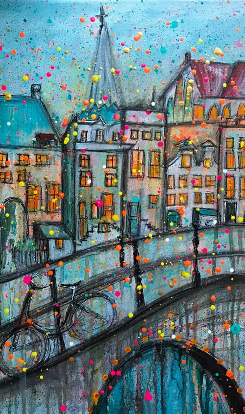 Walking in Amsterdam by Filothei Croonen
