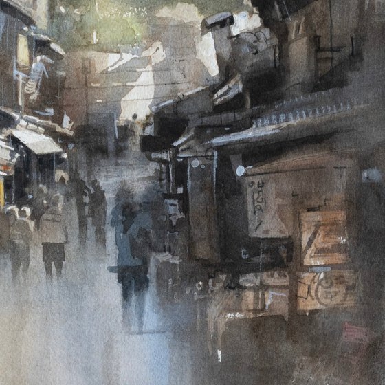 Walking Down Ninenzaka, Kyoto