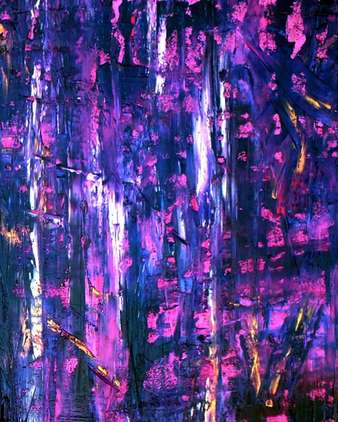 Purple Oil painting by Carla Sá Fernandes Artfinder
