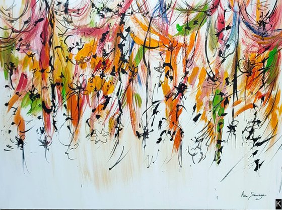 Set of 3 Hand-Painted Wood Panels