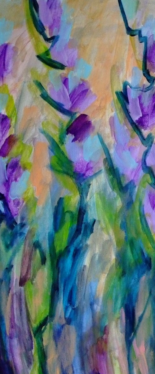 Dancing Irises by Marina Krylova