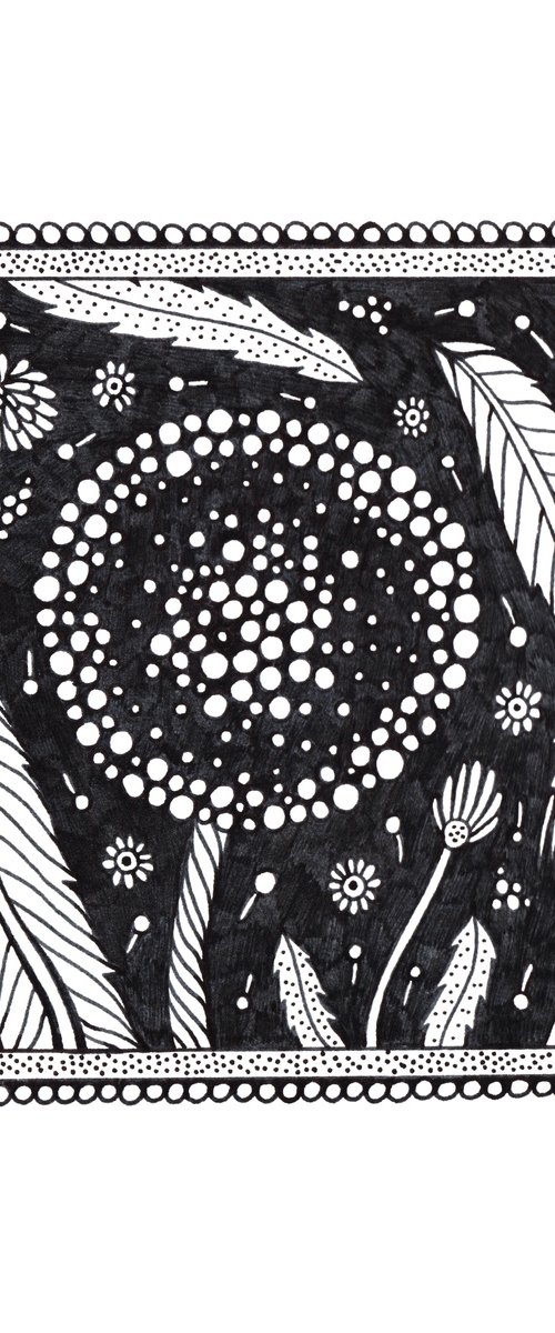 Surreal Pattern n.33 - Dandelion by Veronika Demenko