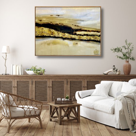 Burnished Illumination Lumière 104.5cm x 79cm