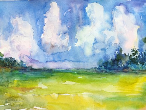 Summer clouds by Ann Krasikova
