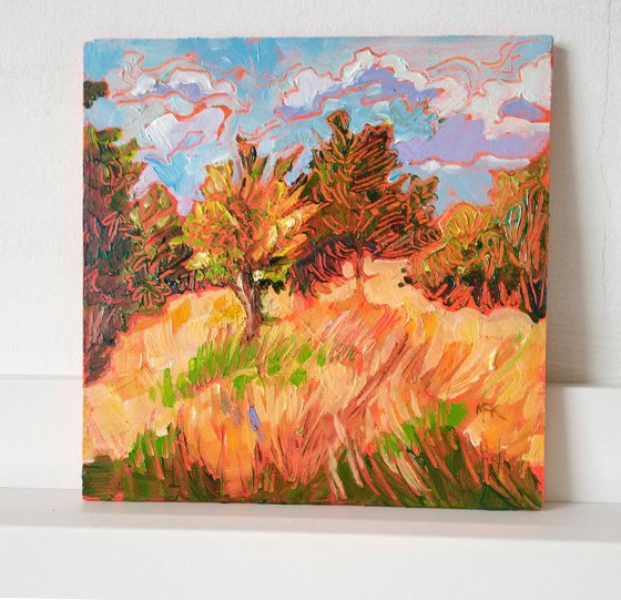 Late Summer Trees - Small Landscape