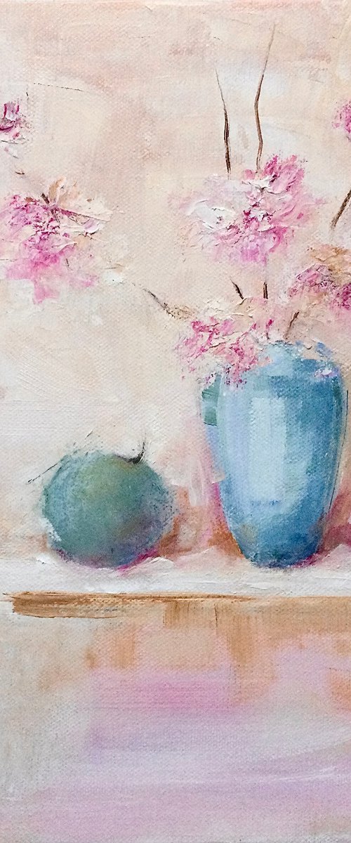 Harlequin Apple by Rebecca Pells