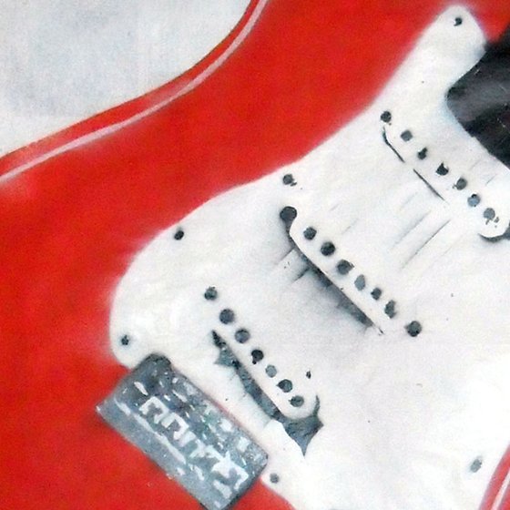 BLEEDING GUITAR (ON AN URBOX).