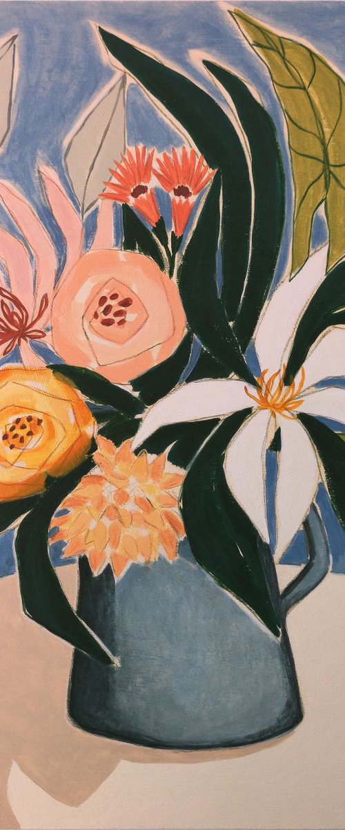 Flowers in Blue #2 by Marisa Añón