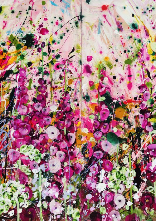 strawberries on a sunday by Angie Wright