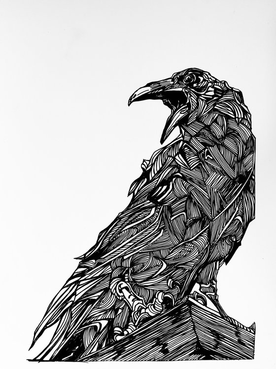 Interior Art Raven
