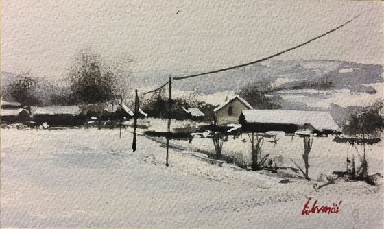 Winter landscape scene (V)
