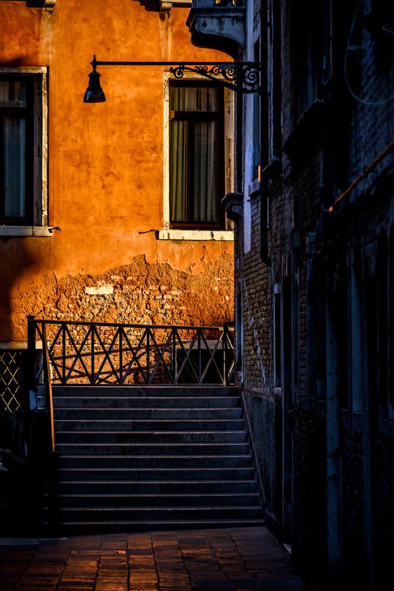 The Warm Glow of Venice Photographic Print