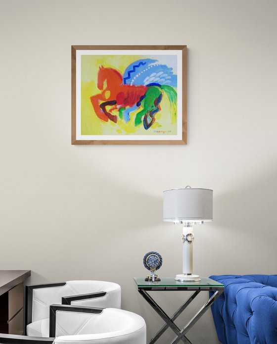 Pegasus for Vincent (van Gogh)