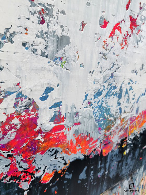 120x100cm. / Abstract painting / Abstract 2204