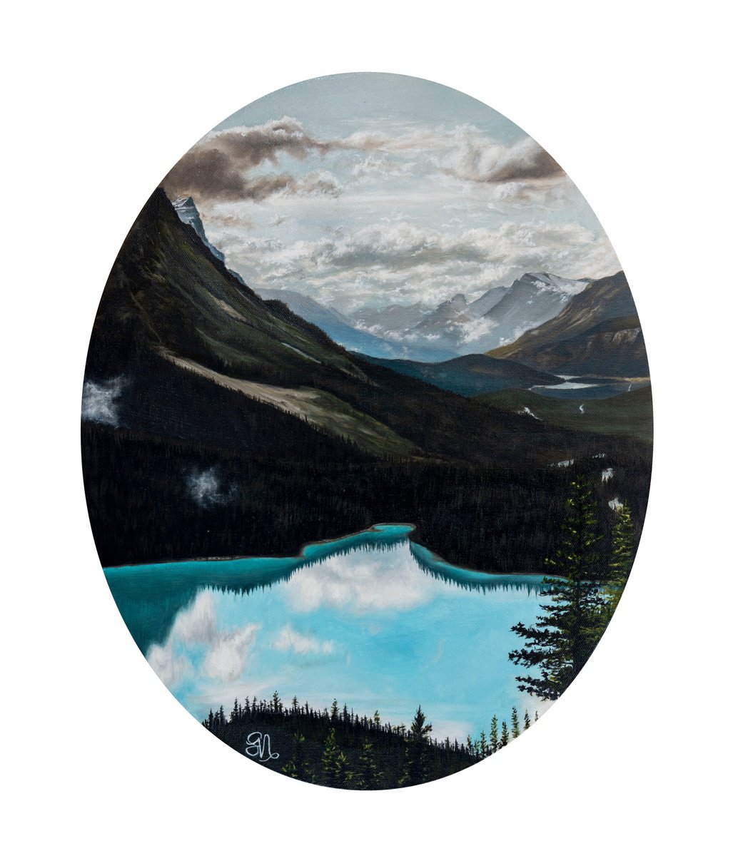 Peyto Lake By Simona Nedeva, 16 X 20, Artwork For Sale On Artfinder