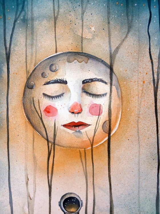 When the Moon Closed Her Eyes