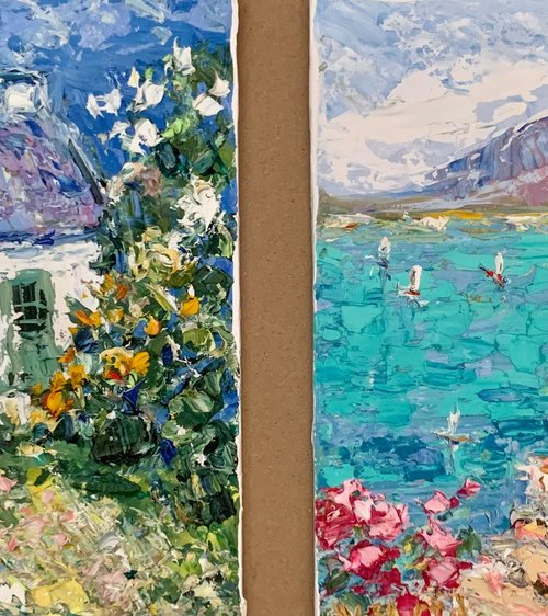 Scotland and Santorini by Vilma Gataveckienė