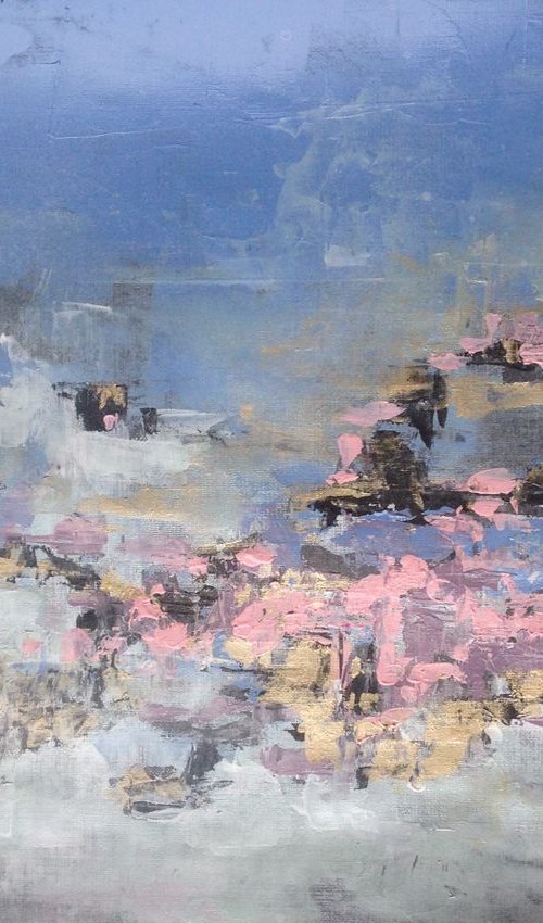 Blue abstract 2 by Leysan Khasanova