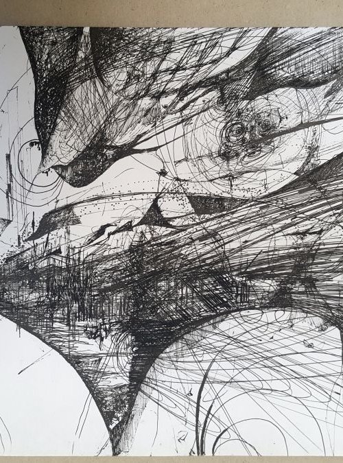 Beyond the inside series oniric abstract mindscape about energy cosmic vibrations MASTER KLOSKA by Kloska Ovidiu