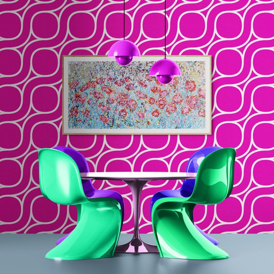 Cherry Red Poppy Meadow