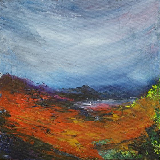 Hidden Bay Loch Sunart, Scottish landscape painting