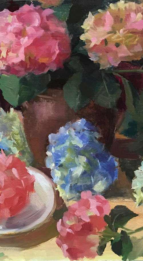 Passionate Hydrangea by Ling Strube