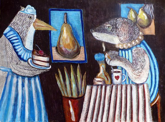 Tea with a Bird and a Beast