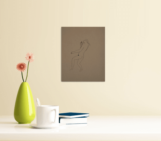 The nude, life sketch