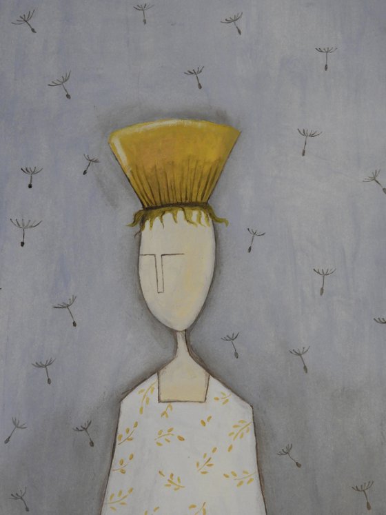 Dandelion woman