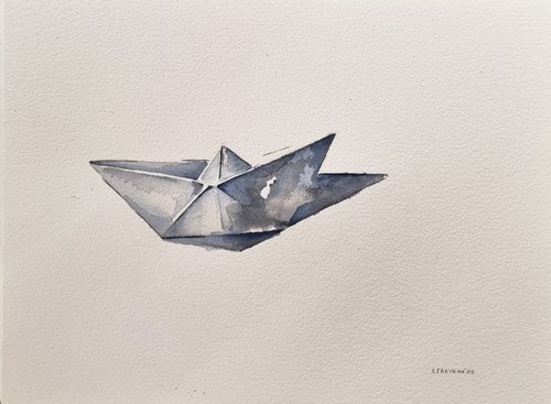Paper Boat by Andriana Fakinou