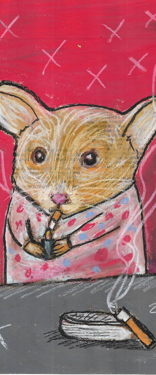 Smoking mouse #2 by Pavel Kuragin